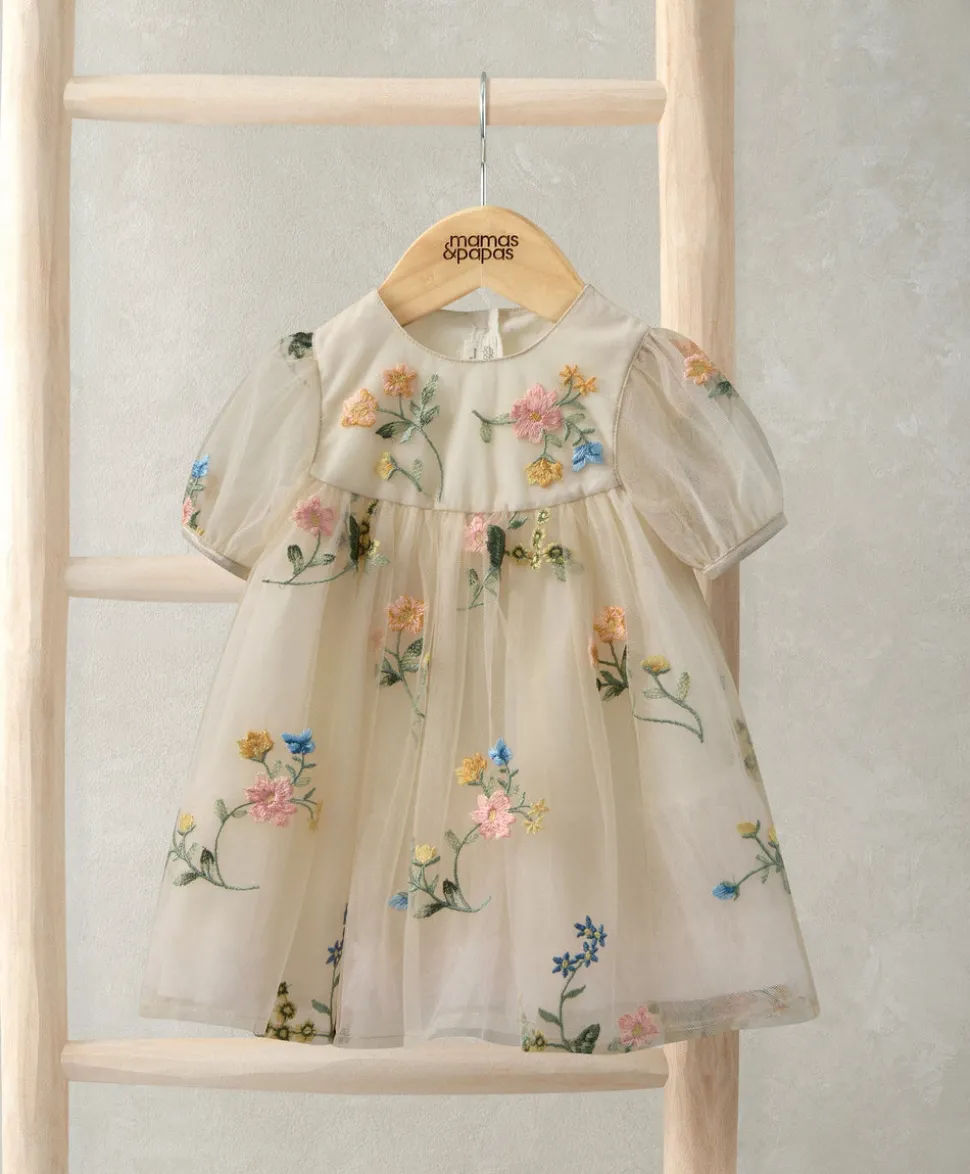 Floral Mesh Dress