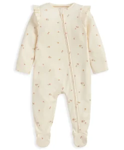Floral Zip Sleepsuit