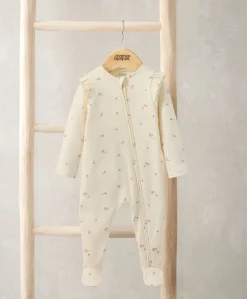 Floral Zip Sleepsuit