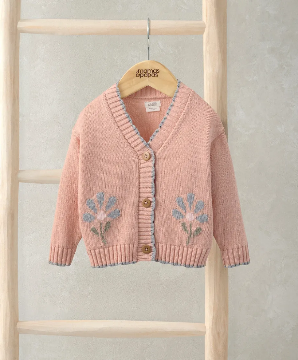 Flower Scallop Cardigan