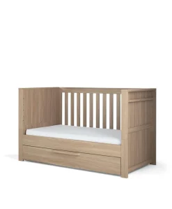 Franklin 3 Piece Cotbed Range with Dresser Changer & Double Wardrobe - Oak