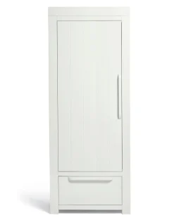 Franklin Single Nursery Wardrobe - White Wash