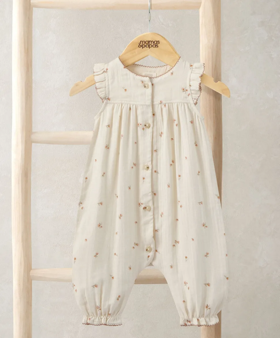 Frill Shoulder Romper