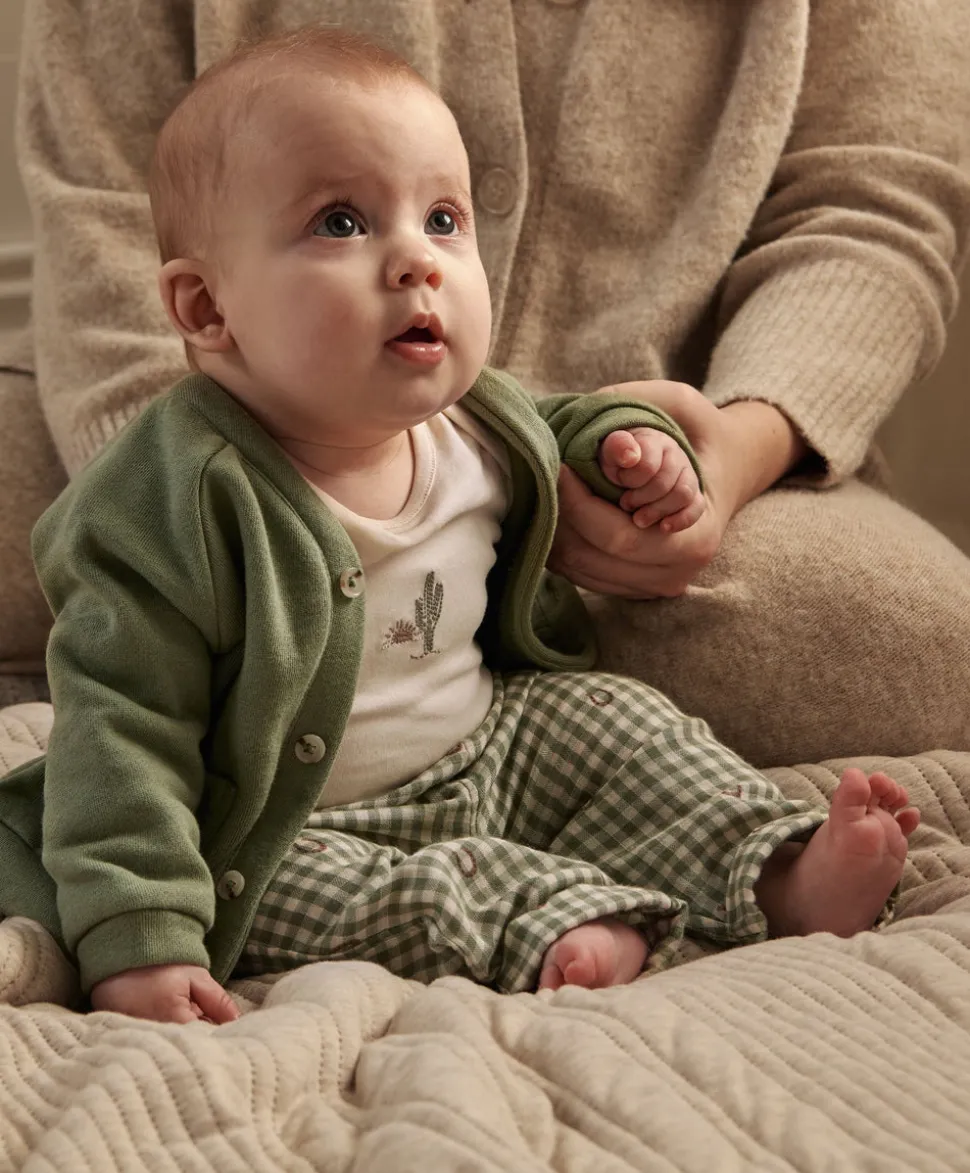 Gingham Jacket, Trousers & Bodysuit Set