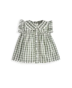 Gingham Print Outfit Set
