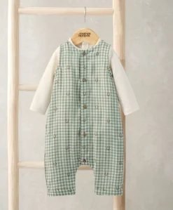 Gingham Romper & Bodysuit