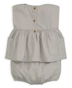 Gingham Top & Shorts Outfit Set