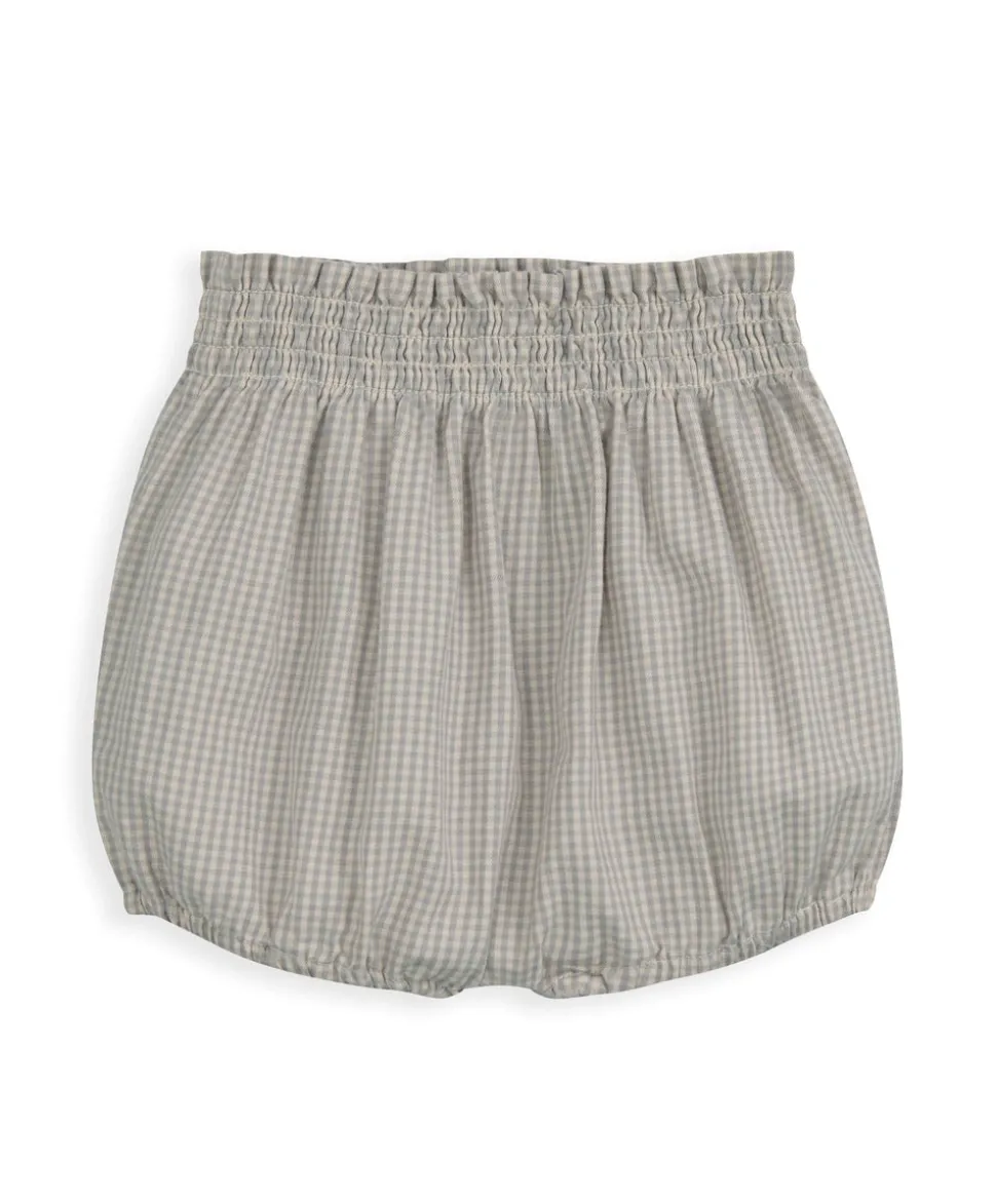 Gingham Top & Shorts Outfit Set