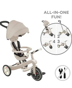 Globber Explorer Trike Eco 4 in 1 – Coconut