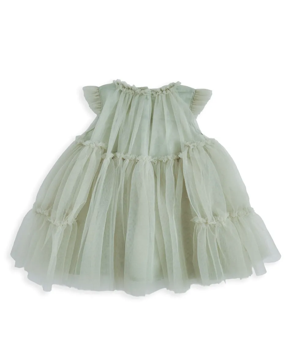 Green Mesh Dress