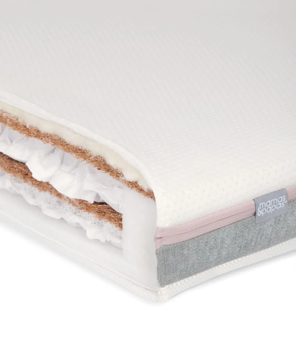 Hampden Cotbed & Luxury Hybrid Twin Cotbed Mattress Bundle - Cashmere