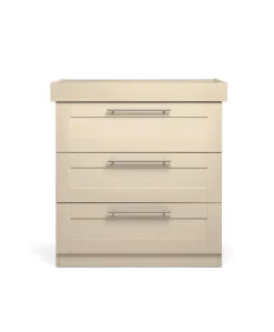 Hampden Nursery Bundle with Lua Bedside Crib (6 Piece) – Cashmere