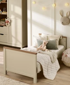 Harwell Nursery Bundle with Lua Bedside Crib (6 Piece) – Cashmere