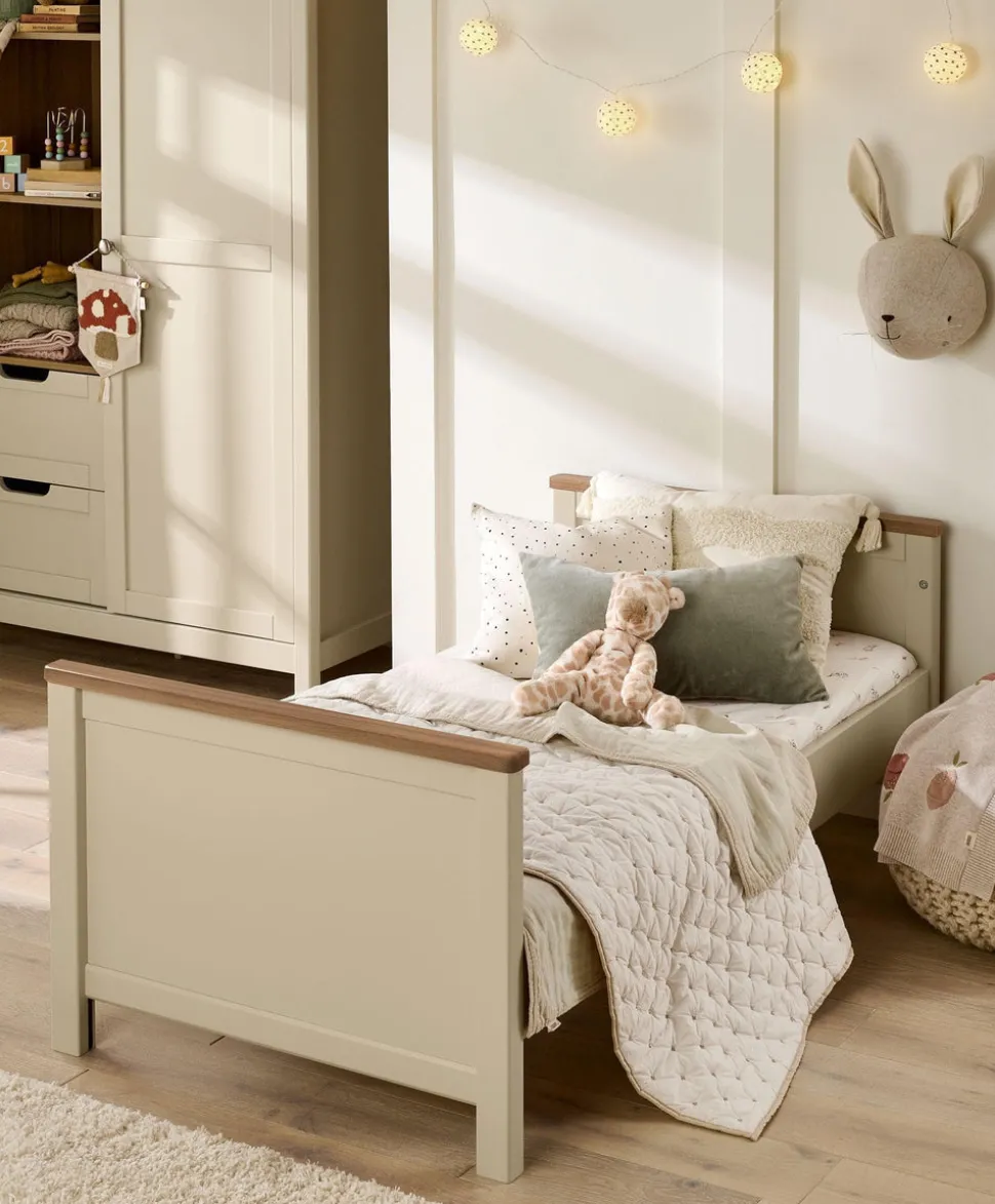 Harwell Nursery Bundle with Lua Bedside Crib (6 Piece) – Cashmere