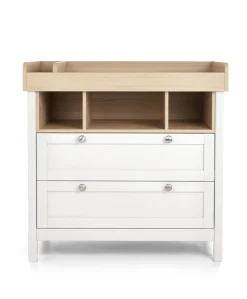 Harwell 3 Piece Small Cotbed Range with Dresser Changer & Wardrobe - White