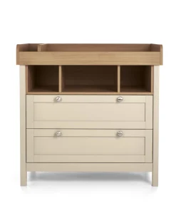Harwell 3 Piece Small Cotbed Range with Dresser Changer & Wardrobe - Cashmere