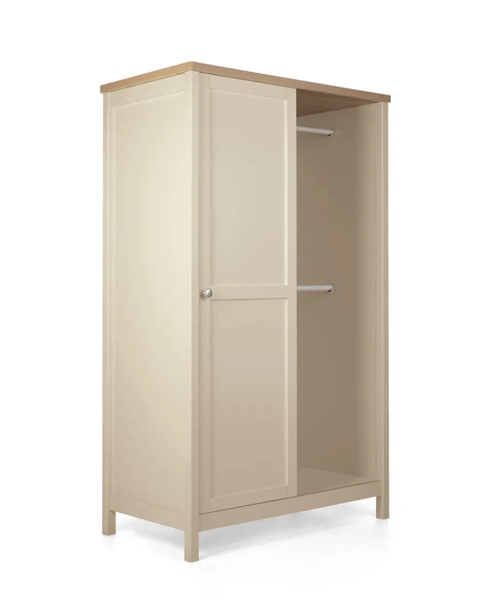 Harwell 3 Piece Small Cotbed Range with Dresser Changer & Wardrobe - Cashmere