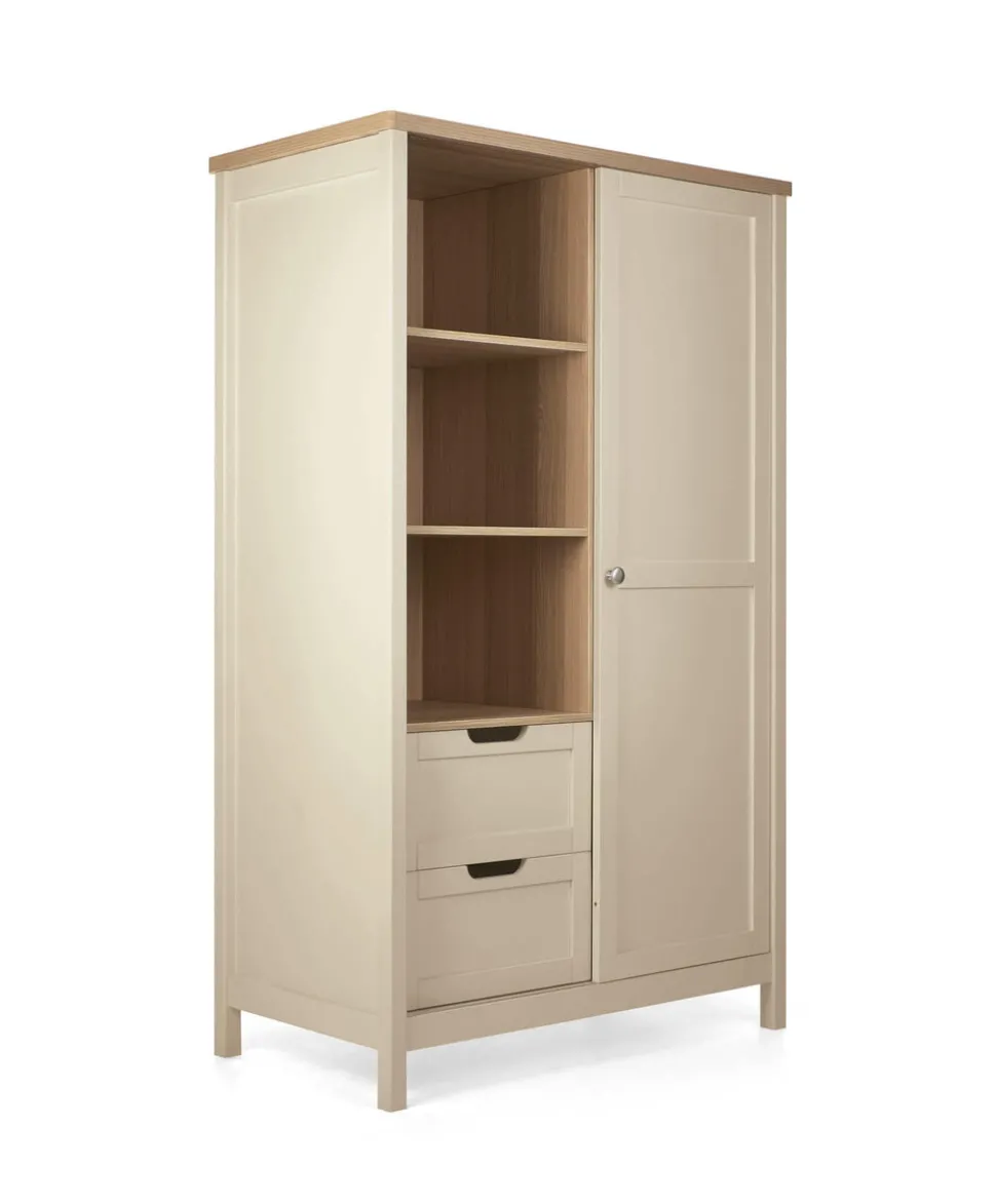 Harwell 3 Piece Small Cotbed Range with Dresser Changer & Wardrobe - Cashmere