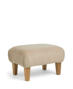 Hilson Nursing Chair & Footstool Set - Almond Sherpa