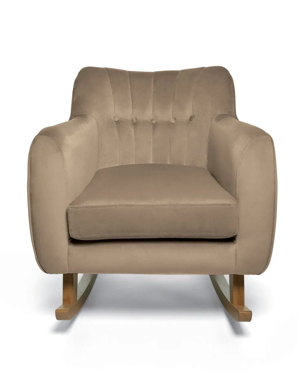 Hilson Nursing Chair - Mocha Velvet