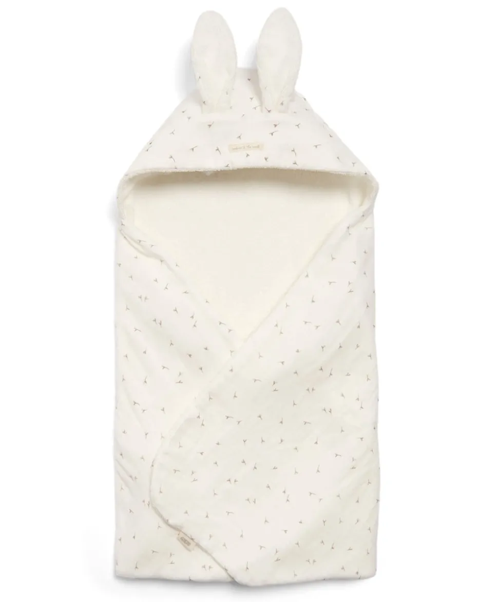 Hooded Towel - White - Welcome to the World Seedling