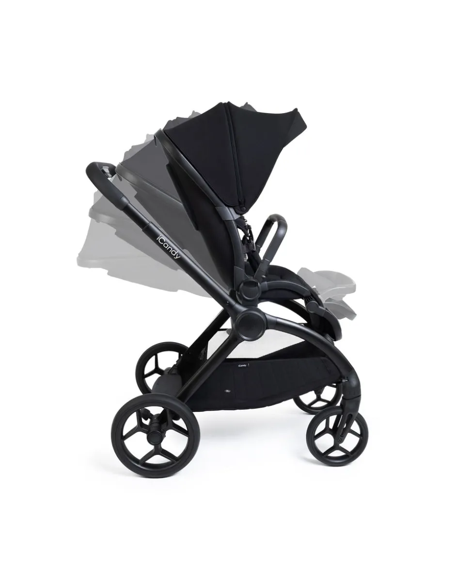 iCandy Core 2 Complete Travel Bundle with Cocoon 360 Car Seat - Black