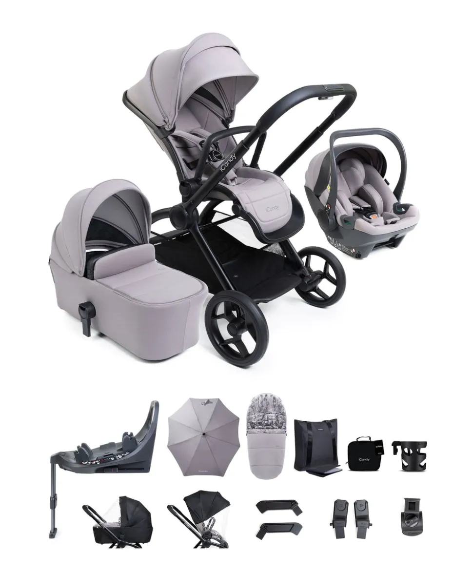 iCandy Core 2 Complete Travel Bundle with Cocoon 360 - Storm Grey