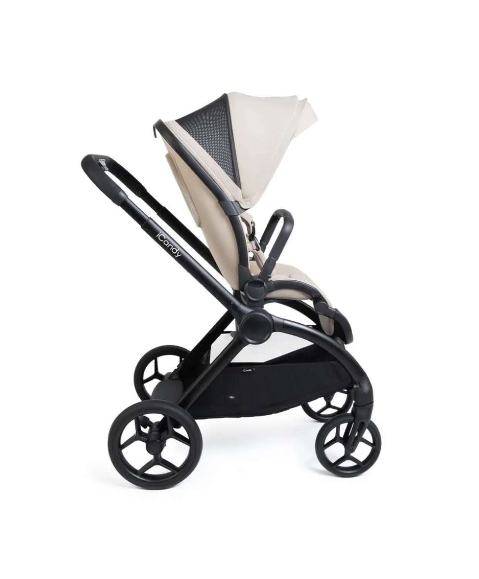 iCandy Core 2 Pushchair Bundle With Maxi-Cosi Pebble 360 Pro Car Seat & Base - Sandstone