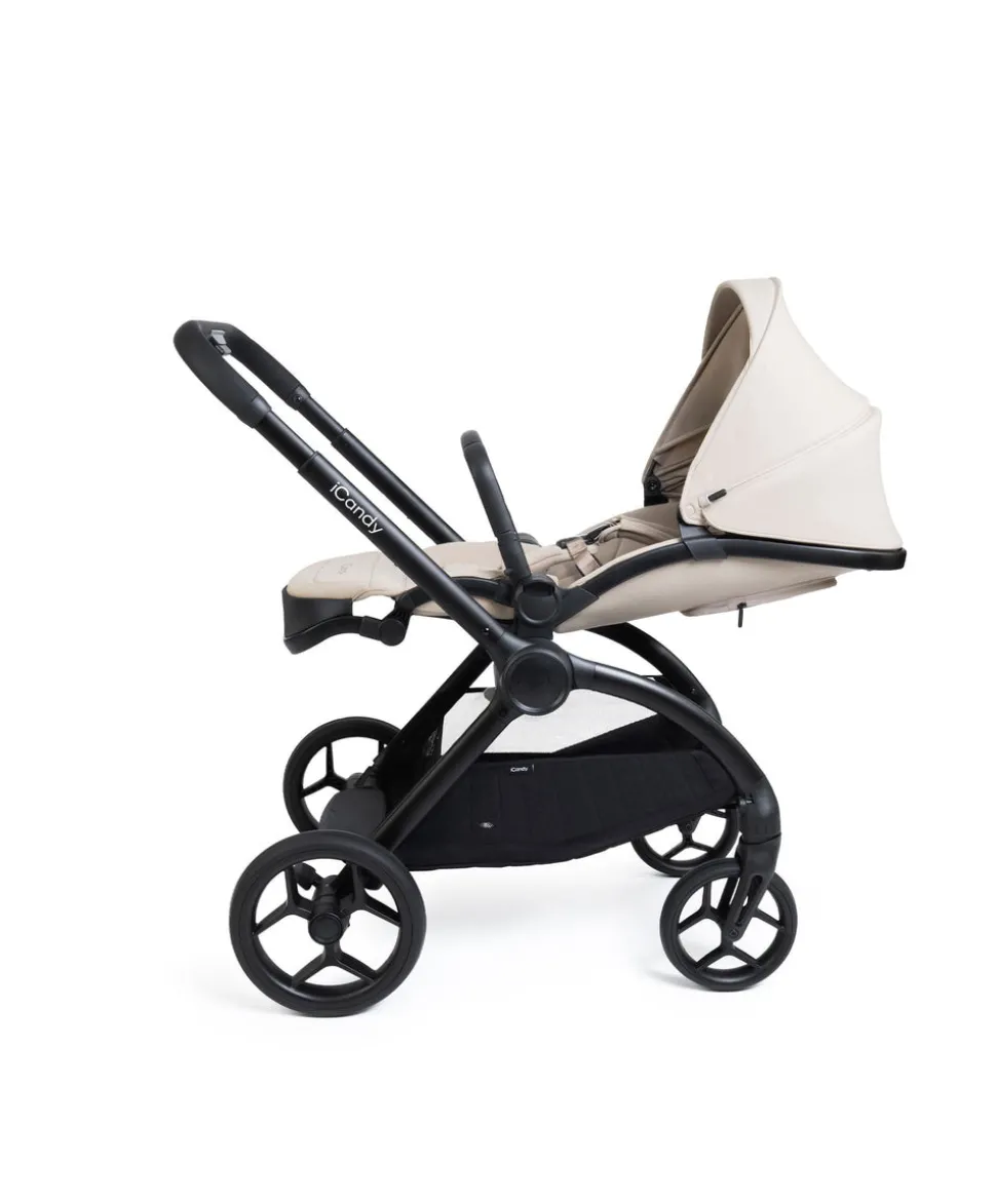 iCandy Core 2 Pushchair Bundle With Maxi-Cosi Pebble 360 Pro Car Seat & Base - Sandstone