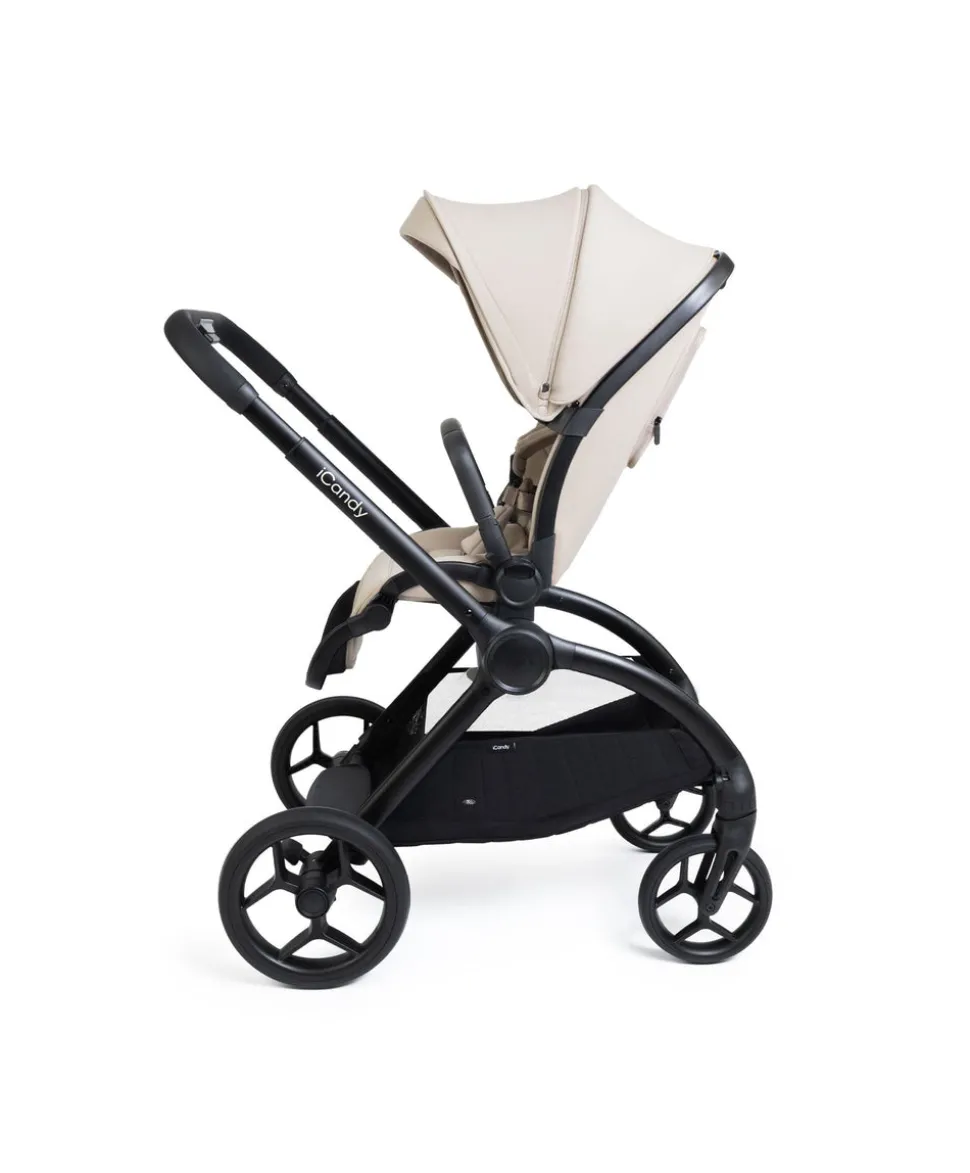 iCandy Core 2 Pushchair Bundle With Maxi-Cosi Pebble 360 Pro Car Seat & Base - Sandstone