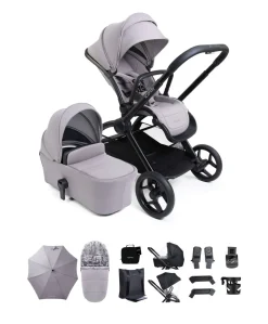 iCandy Core 2 Pushchair & Carrycot Bundle - Storm Grey