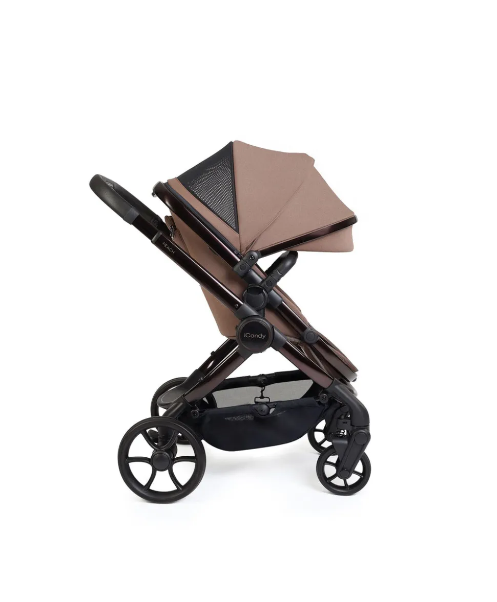iCandy Peach 8 Complete Bundle with Cybex Cloud T i-Size Rotating Baby Car Seat - Coco