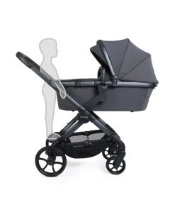 iCandy Peach 8 Complete Bundle with Cocoon 360 Car Seat - Grey