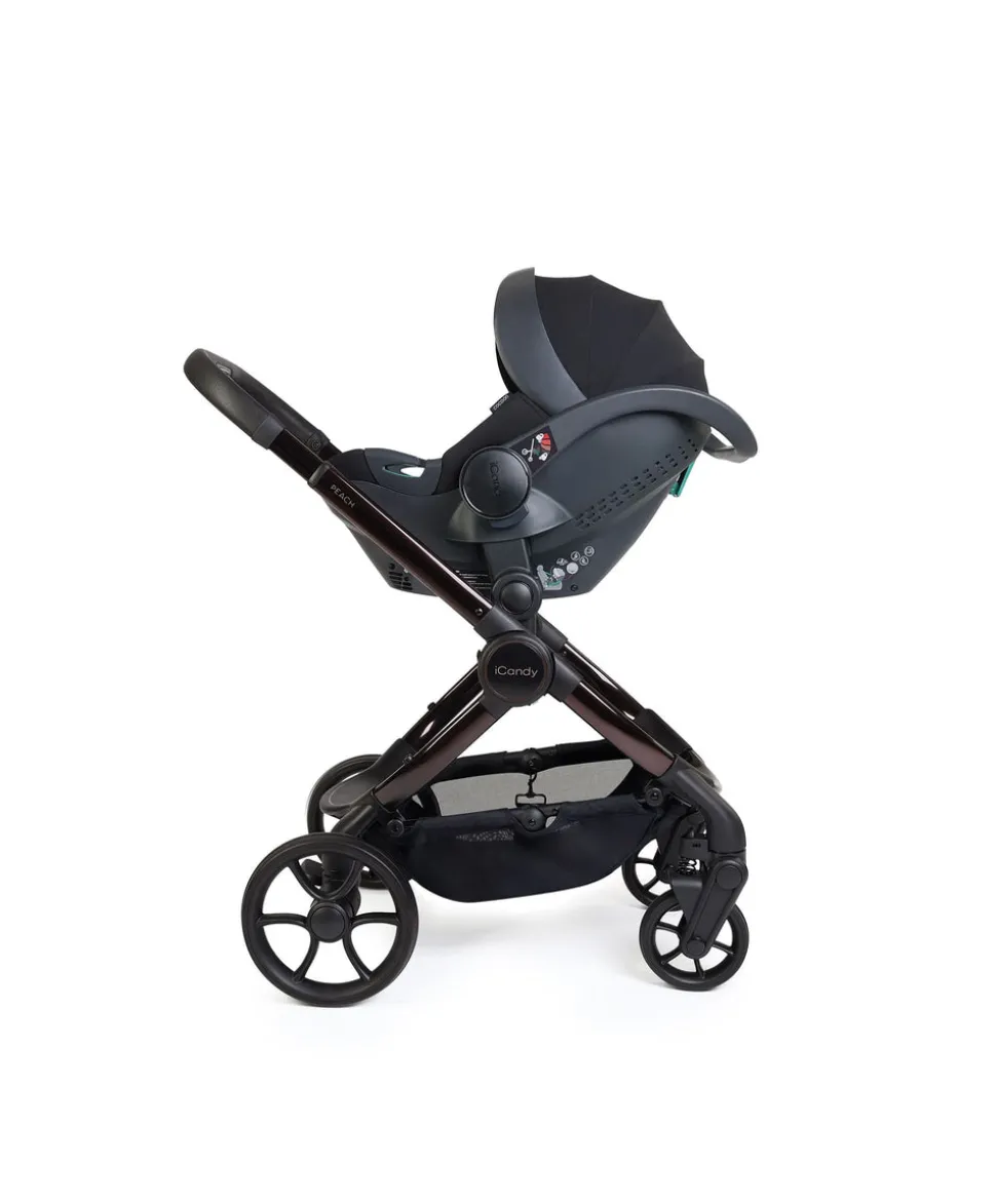 iCandy Peach 8 Complete Bundle with Cocoon 360 Car Seat - Coco