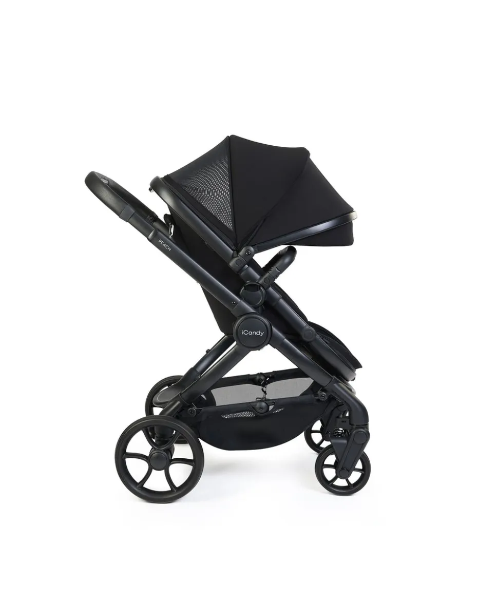 iCandy Peach 8 Complete Bundle with Cocoon 360 Car Seat - Black