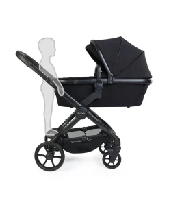 iCandy Peach 8 Complete Bundle with Cybex Cloud T i-Size Rotating Baby Car Seat - Black