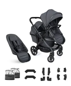 iCandy Peach 8 Double Complete Bundle - Grey