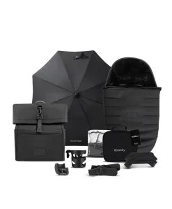 iCandy Peach 7 STUDIO Complete Pushchair Bundle - Black