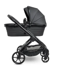 iCandy Peach 7 STUDIO Complete Pushchair Bundle and Cybex Cloud T i-Size Rotating Car Seat & Base - Black