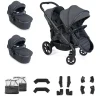 iCandy Peach 8 Twin Complete Bundle - Grey