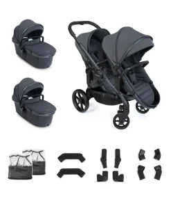 iCandy Peach 8 Twin Complete Bundle - Grey