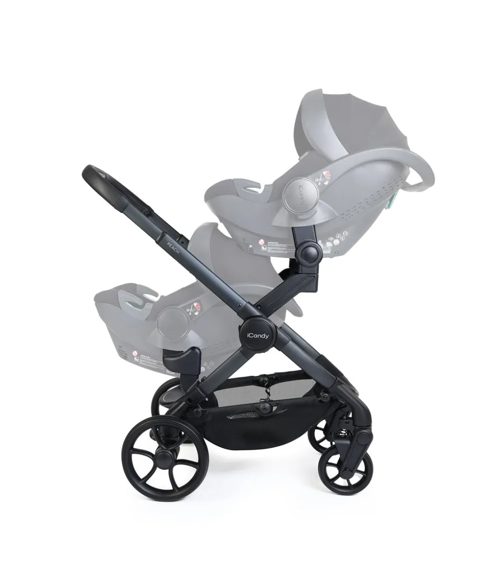 iCandy Peach 8 Twin Complete Bundle - Grey