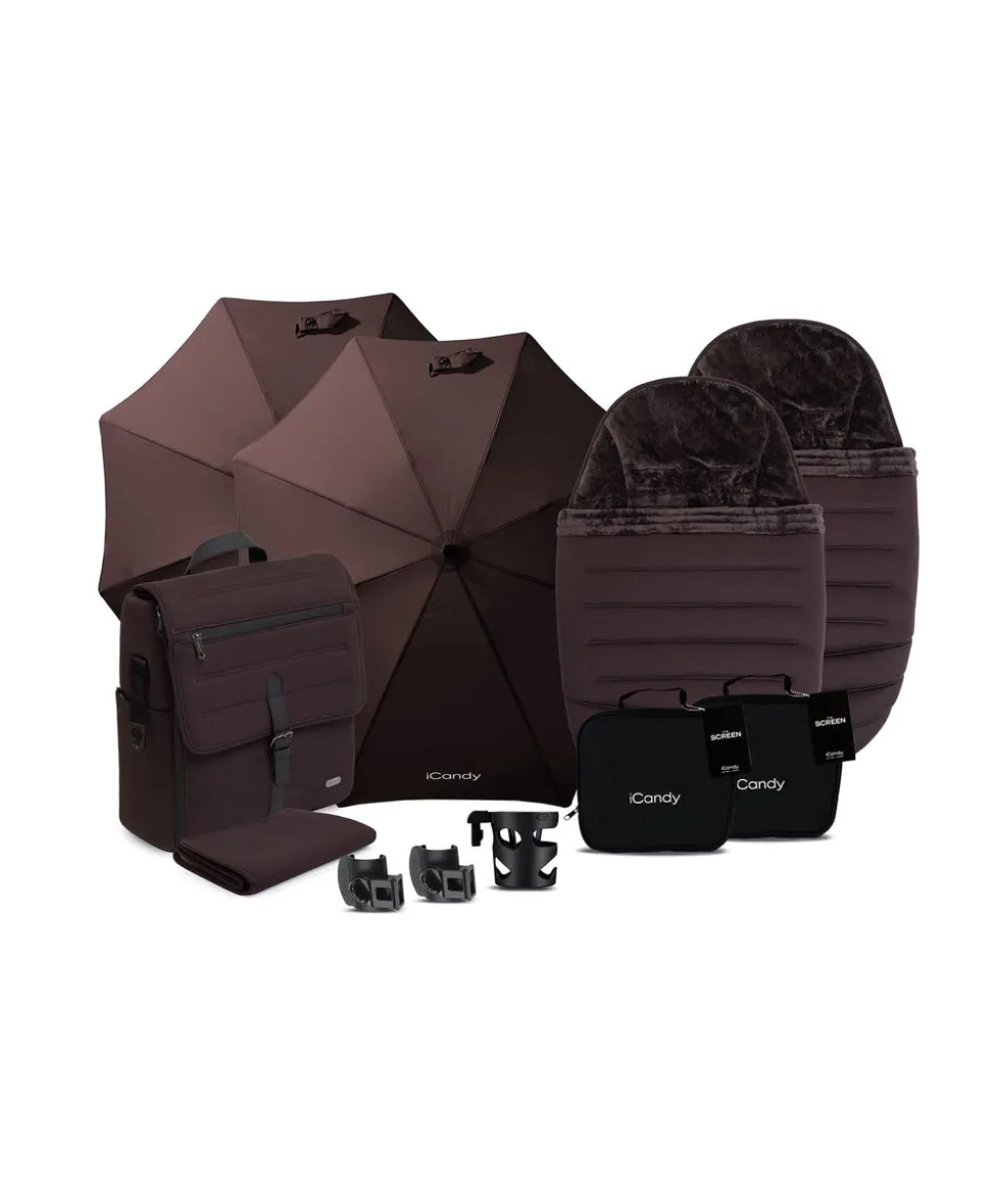 iCandy Peach 8 Twin Complete Bundle - Coffee Bean