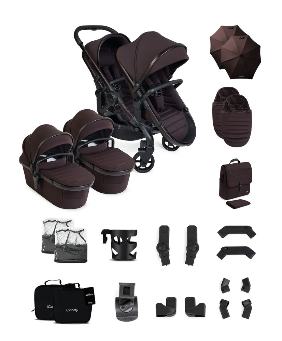 iCandy Peach 8 Twin Complete Bundle - Coffee Bean