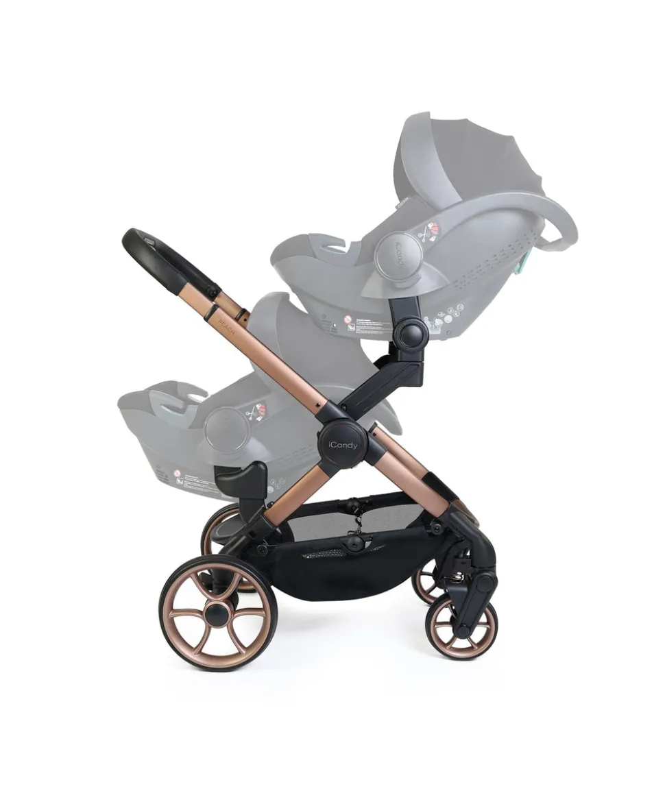 iCandy Peach 8 Twin Complete Bundle - Pecan