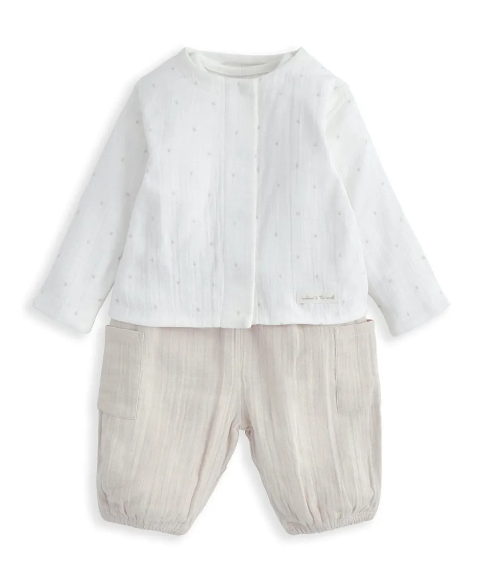 Jacket, Bodysuit, and Trousers Set (3 Pieces)
