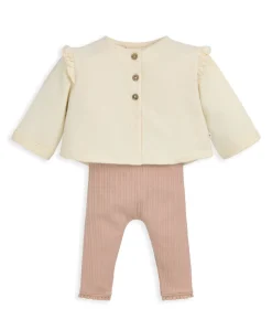 Jersey Jacket, Leggings & Daisy Bodysuit