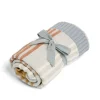 Knitted Blanket - Multi Colour Striped