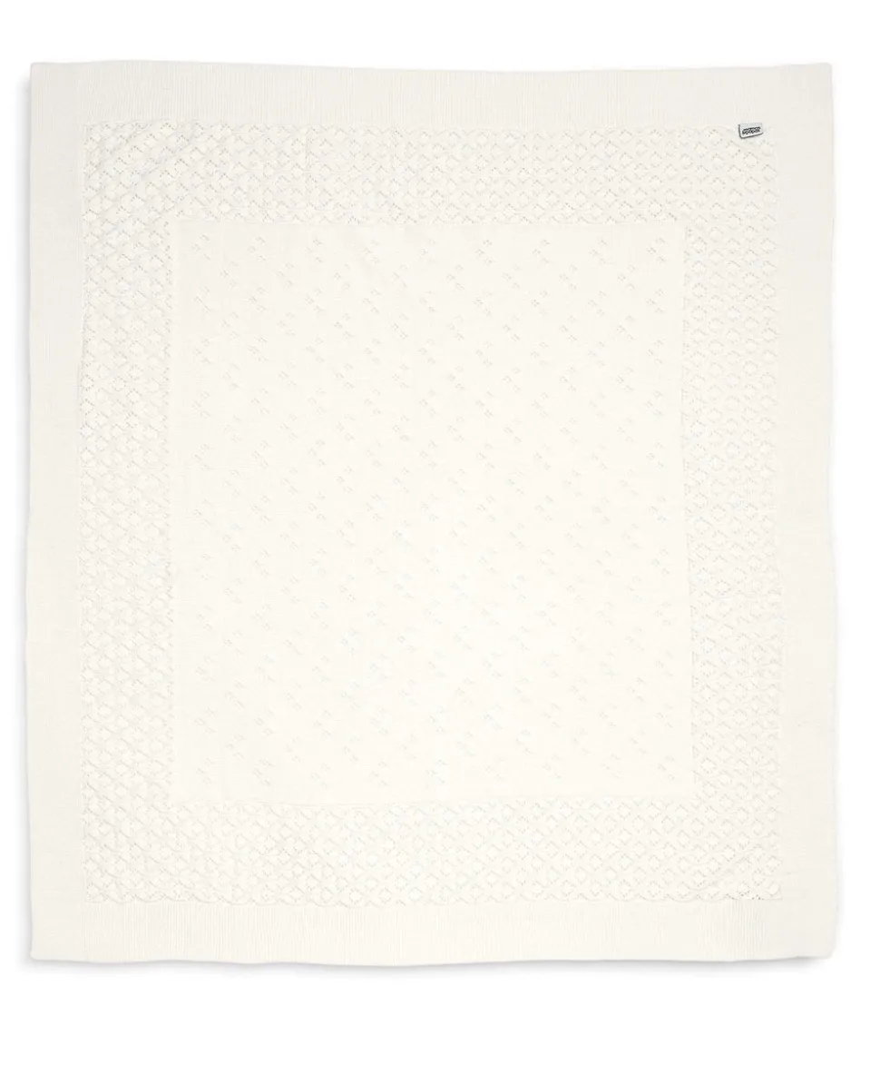 Knitted Blanket - Pointelle