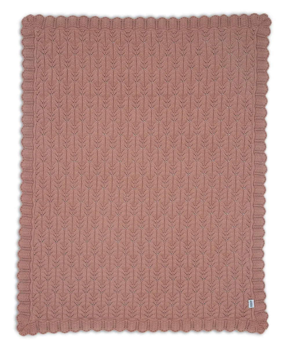 Knitted Blanket - Welcome to the World Wildflower